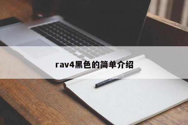 rav4黑色的简单介绍