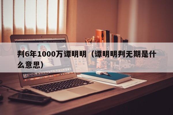 判6年1000万谭明明（谭明明判无期是什么意思）